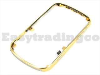 OEM Bezel Frame Mid Case Blackberry 9900 9930 Bold Gold with Buttons 