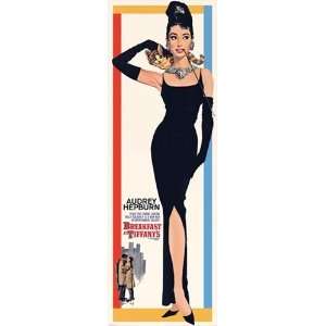 Breakfast at Tiffanys (One Sheet) HIGH QUALITY MUSEUM WRAP CANVAS 