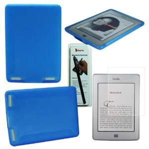 Rasfox Blue  Kindle Touch 3G & WiFi eBook Reader TPU 
