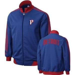  Detroit Pistons adidas Full Zip Track Jacket Sports 