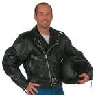   , Inc. Motorcycle Biker Long Duster Jacket   Brown Leather   Size L