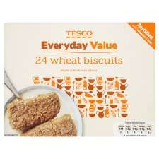 Tesco Everyday Value Wheat Biscuits 24S 432G   Groceries   Tesco 