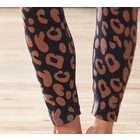 MaggiesDirect Cheetah Activewear Leggings   Large Brown/Black
