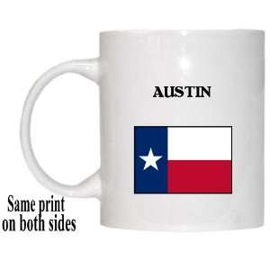  US State Flag   AUSTIN, Texas (TX) Mug 