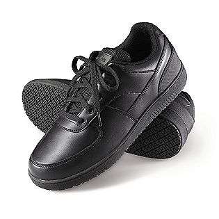 Slip Resistant Athletic Work Shoes #210 Black  Genuine Grip Shoes 