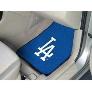  Los Angeles Dodgers Car Mat   2 Piece Car Mat Set: Sports 