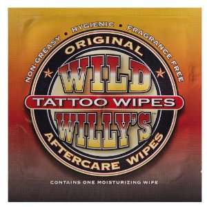 Wild Willys Tattoo Wipes Baby
