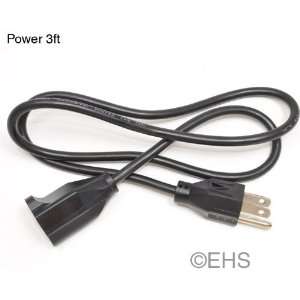  Extension Power cord 3ft: Electronics