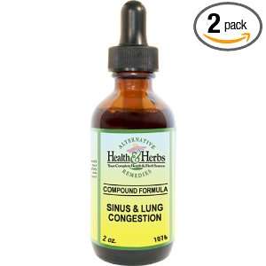 Alternative Health & Herbs Remedies Sinus And Lung Congestion, 1 Ounce 