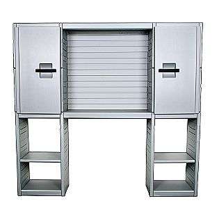 Cabinets, 2 Shelf Slat Wall Storage System  Inter LOK Tools Garage 