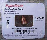 Hypertherm Powermax 1250/1650 Nozzles 120927  