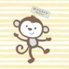 Summer Infant SwaddleMe® Pure Love Monkey Stripe