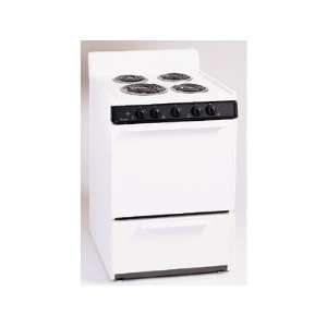 ECK100T 24 Compact Electric Range w/ Standard Cleaning Oven Solid 