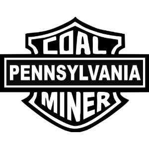  Pennsylvania Coal Miner Decal 6 White Sticker Everything 