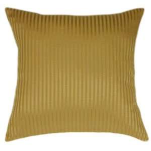 Cable Gold Throw Pillow 