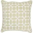 Rizzy Home T 3587 18 Decorative Pillow in Sage Green / White (Set of 