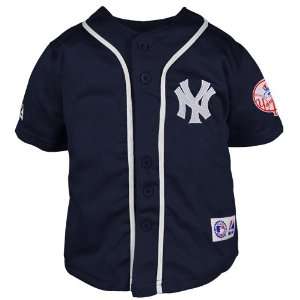   New York Yankees Preschool Closehole Mesh Jersey   Navy Blue Sports