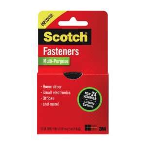  Scotch Multi Purpose Fasteners, Black, 3/4 Inches x 5 feet 