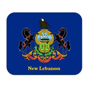   State Flag   New Lebanon, Pennsylvania (PA) Mouse Pad 