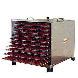 Stainless Steel Dehydrator with 12 Hour Timer  Lem Fitness & Sports 