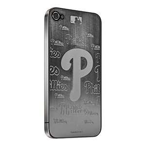   Logo Blast Etched Metal Backplate for Apple iPhone 4 4S Electronics