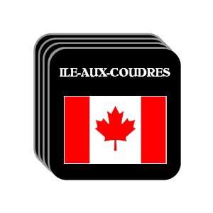  Canada   ILE AUX COUDRES Set of 4 Mini Mousepad Coasters 