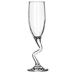 LIBBEY WINE GLASS, 6oz Z STEM FLUTE GLASS (37959)  