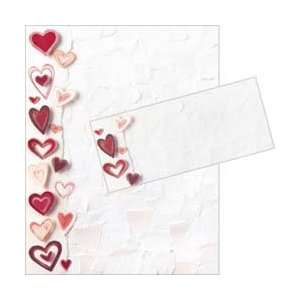  Masterpiece Paper Hearts 8.5x11 Scrapbook Paper   8.5 x 11 