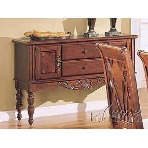   Furniture Cherry Finish Dining Room Sideboard 06396: Home & Kitchen