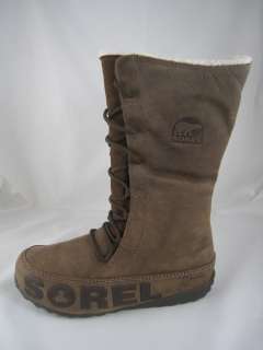 Sorel Womens Shila Leather Boots NIB Retail $150 Brown Size 11  