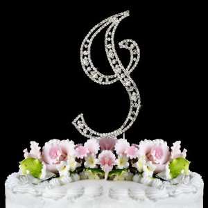   Crystal Wedding Cake Topper ~ Small Letter I 