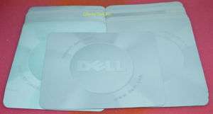 Lot 10 Dell U5271 Thin Mouse Pad White Blue/Grey  