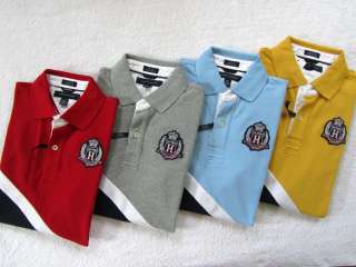 NWT Tommy Hilfiger Mens Custom Fit Crest Polo  