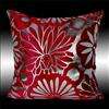 PLAIN RED COTTON THROW PILLOW CASES CUSHION COVERS 17  