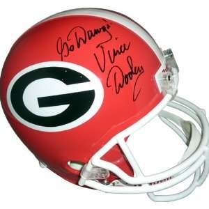 Vince Dooley Autographed Georgia Bulldogs Deluxe Full Size Replica 