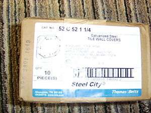Steel City # 52 C 52 1 1/4 4 plaster ring LOT 10  