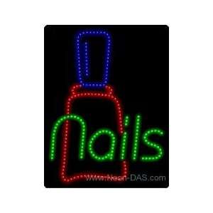  Nails Outdoor LED Sign 31 x 24: Home Improvement