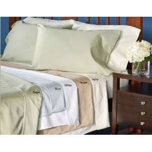  800Tc Solid Sheet Set, Queen, Ivory