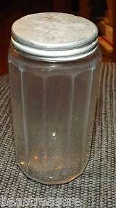   Hoosier Cabinet Spice Jar , Sellers Cabinet Spice Jar colonial pattern