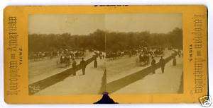 Antique Stereoview Photo Central Park New York City 1800s  