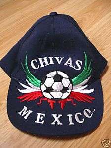 VINTAGE~CHIVAS SOCCER MEXICO~BASEBALL CAP HAT  