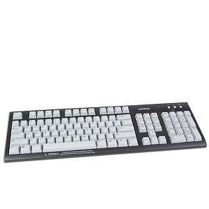 paq 104 Key PS/2 Multimedia Keyboard (Black/Gray) Electronics