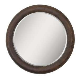  Uttermost 35 Ringo Mirror Distressed Rust Bronze Over A 