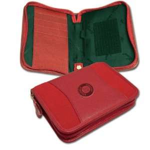 Oakland Athletics Red Leather Zippered PDA Case  Sports 