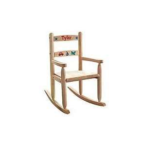  Wooden Rocking Chair with Vehicle Design: Toys & Games