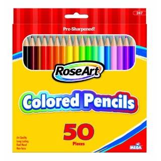 RoseArt Colored Pencils, 50 Count (287VA 24)