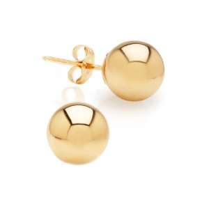  Childrens, Girls Jewelry Earrings, 14kt Yellow Gold, 5mm 