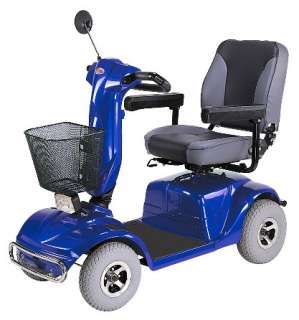 CTM HS 740 4 Wheel Road Class Electric Mobility Scooter Blue  