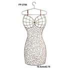 Benzara 99581 Classic White Metal Dress Form Mannequin 60 In. Height
