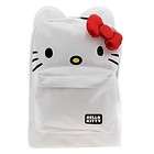 HELLO KITTY STICKER PRINT BACKPACK W/3D BOW AND EARS BY LOUNGEFLY 